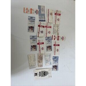 Sports Ticket Stubs Lot Of 18 Phillies New York Rangers Mets Rutgers